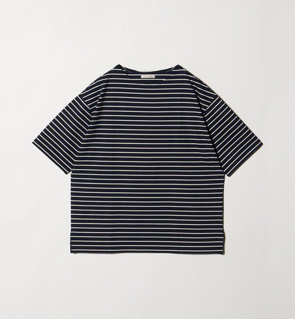 UNITED ARROWS「ジャガード ボーダー バスクシャツ」|Tシャツ・カットソー|