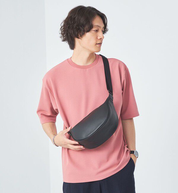 UNITED ARROWS green label relaxing「GLR レザー ファンクショナル ショルダーバッグ」|ショルダー・メッセンジャー|