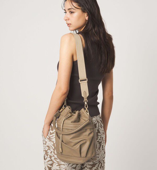 UNITED ARROWS green label relaxing「【WEB限定】＜PARTE＞ポケットドロスト バッグ  はっ水」|ショルダー・メッセンジャー|