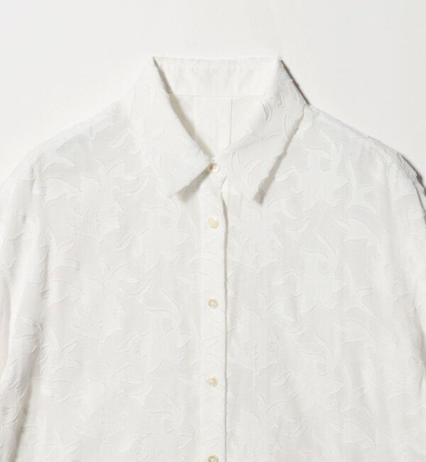 UNITED ARROWS green label relaxing「カット ジャガード ショートスリーブ シャツ」|シャツ・ブラウス|