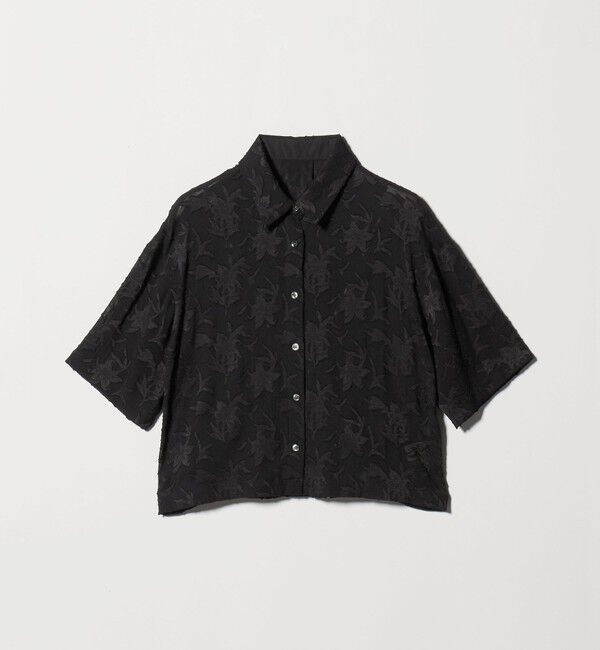 UNITED ARROWS green label relaxing「カット ジャガード ショートスリーブ シャツ」|シャツ・ブラウス|
