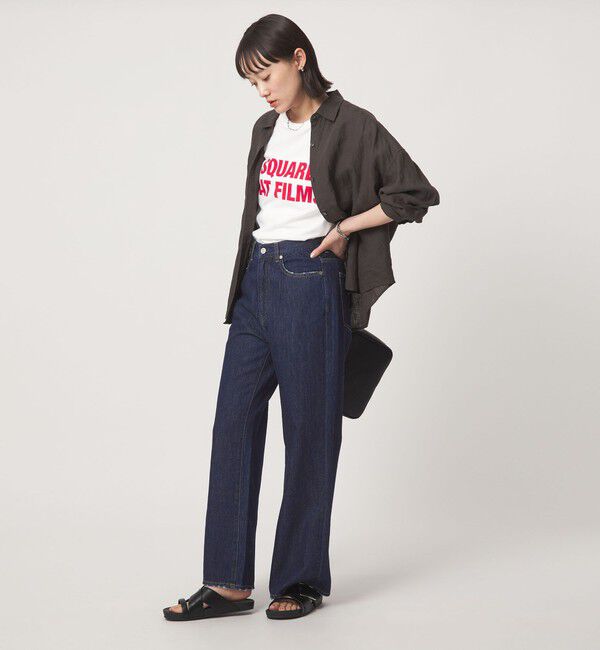 UNITED ARROWS green label relaxing「セミフレア デニム パンツ」|デニム|