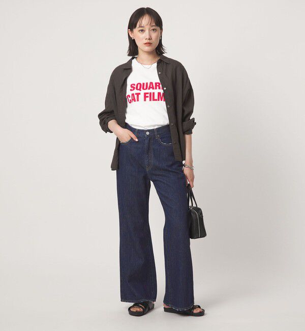 UNITED ARROWS green label relaxing「セミフレア デニム パンツ」|デニム|