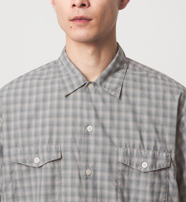 UNITED ARROWS green label relaxing「【別注】＜SMITH&rsquo;S AMERICAN＞チェック柄 半袖 シャツ」|シャツ・ブラウス|