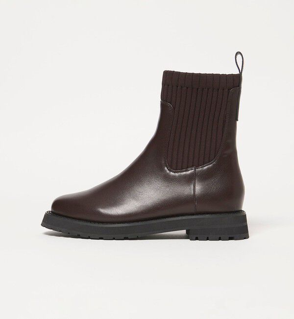 UNITED ARROWS green label relaxing「ストレッチ ショートブーツ / サイドゴア / 撥水」|ロングブーツ|