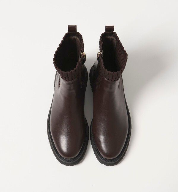 UNITED ARROWS green label relaxing「ストレッチ ショートブーツ / サイドゴア / 撥水」|ロングブーツ|