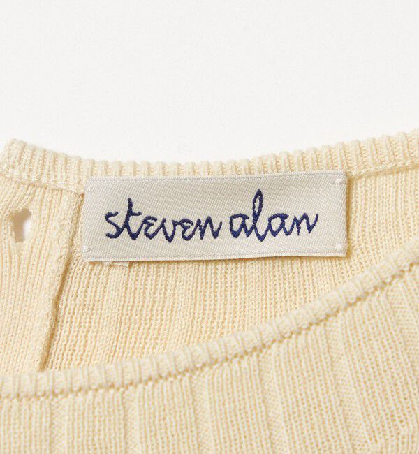 STEVEN ALAN「＜Steven Alan＞ボトルネック ハーフスリーブ ニット」|ニット・セーター|
