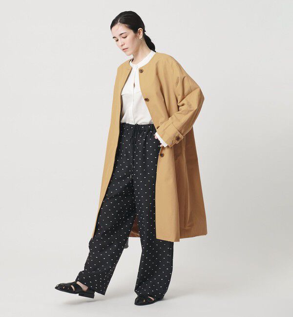 BEAUTY&YOUTH UNITED ARROWS「【WEB限定】コットンナイロン ツイルノーカラーコート」|ノーカラーコート|