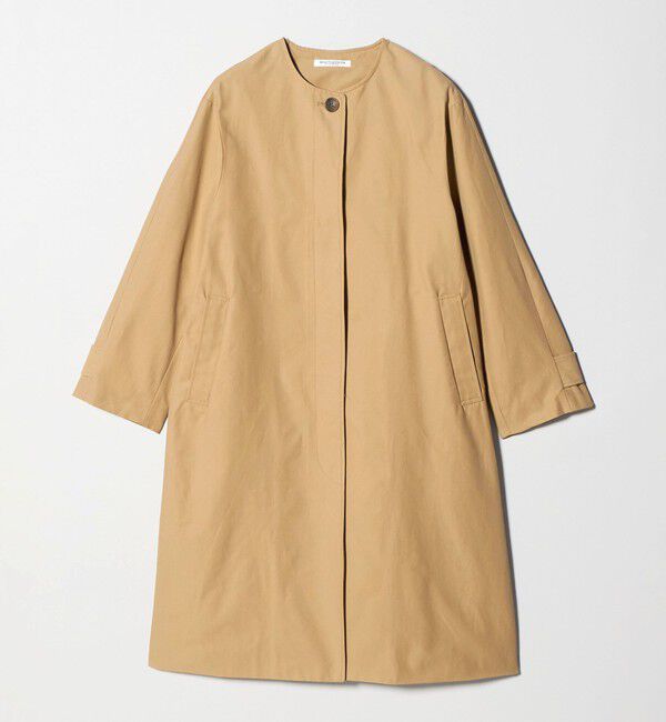 BEAUTY&YOUTH UNITED ARROWS「【WEB限定】コットンナイロン ツイルノーカラーコート」|ノーカラーコート|