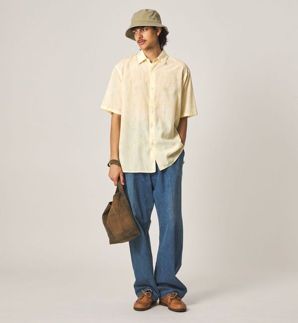 STEVEN ALAN「＜Steven Alan＞ プリント レギュラーカラー ショートスリーブ シャツ BOX」|シャツ・ブラウス|