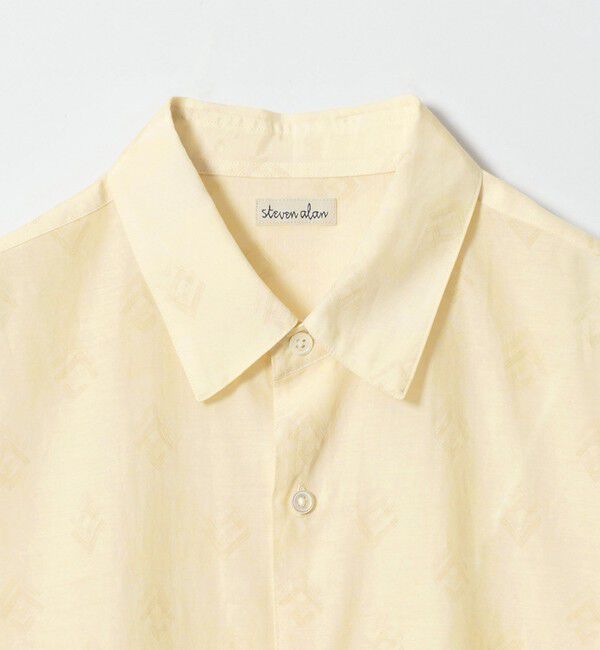 STEVEN ALAN「＜Steven Alan＞ プリント レギュラーカラー ショートスリーブ シャツ BOX」|シャツ・ブラウス|
