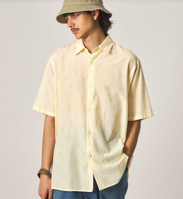 STEVEN ALAN「＜Steven Alan＞ プリント レギュラーカラー ショートスリーブ シャツ BOX」|シャツ・ブラウス|
