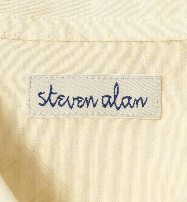 STEVEN ALAN「＜Steven Alan＞ プリント レギュラーカラー ショートスリーブ シャツ BOX」|シャツ・ブラウス|