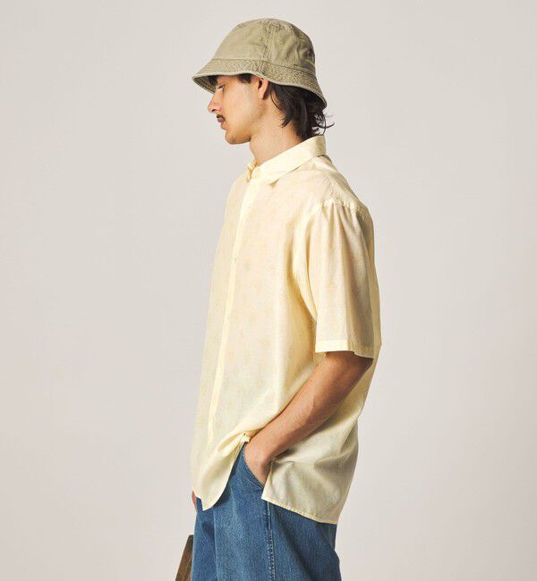 STEVEN ALAN「＜Steven Alan＞ プリント レギュラーカラー ショートスリーブ シャツ BOX」|シャツ・ブラウス|