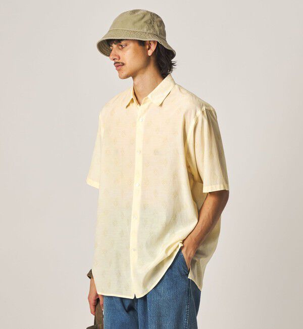 STEVEN ALAN「＜Steven Alan＞ プリント レギュラーカラー ショートスリーブ シャツ BOX」|シャツ・ブラウス|