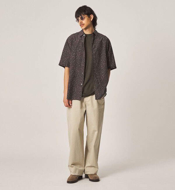 STEVEN ALAN「＜Steven Alan＞ プリント レギュラーカラー ショートスリーブ シャツ BOX」|シャツ・ブラウス|