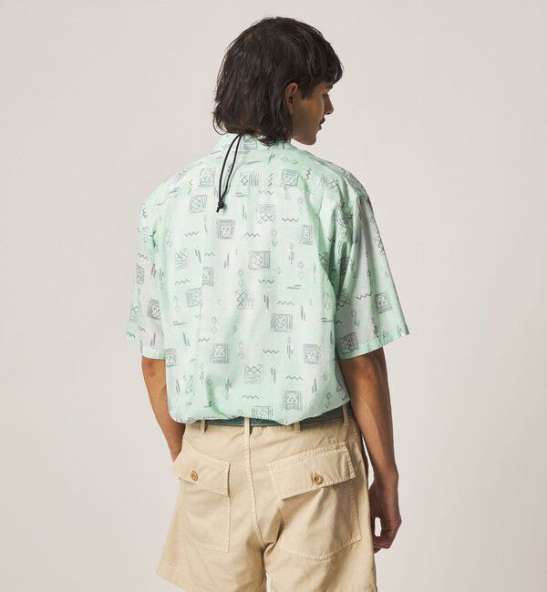 STEVEN ALAN「＜Steven Alan＞ プリント レギュラーカラー ショートスリーブ シャツ BOX」|シャツ・ブラウス|