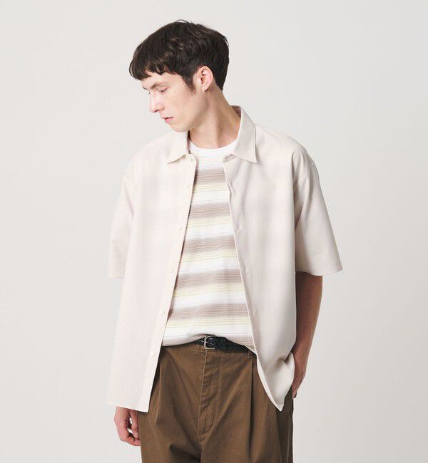 BEAUTY&YOUTH UNITED ARROWS「カネマサ莫大小 ドビー スクエア フィット レギュラー シャツ」|シャツ・ブラウス|