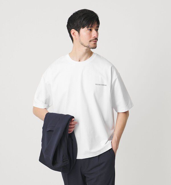 BEAUTY&YOUTH UNITED ARROWS「【WEB限定 WARDROBE SMART】リラックステーパード クール Tシャツ【抗菌防臭・接触冷感】」|Tシャツ・カットソー|