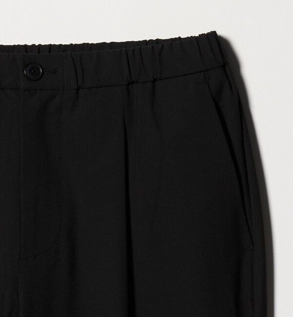 BEAUTY&YOUTH UNITED ARROWS「クールタッチ TR 1プリーツ イージーパンツ NO.5 ストレッチ 接触冷感」|チノ|