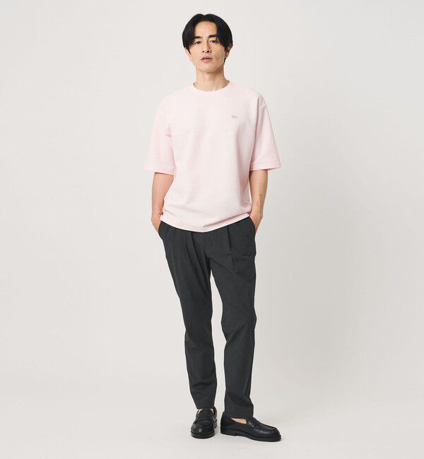 BEAUTY&YOUTH UNITED ARROWS「クールタッチ TR 1プリーツ イージーパンツ NO.5 ストレッチ 接触冷感」|チノ|