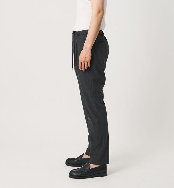 BEAUTY&YOUTH UNITED ARROWS「クールタッチ TR 1プリーツ イージーパンツ NO.5 ストレッチ 接触冷感」|チノ|
