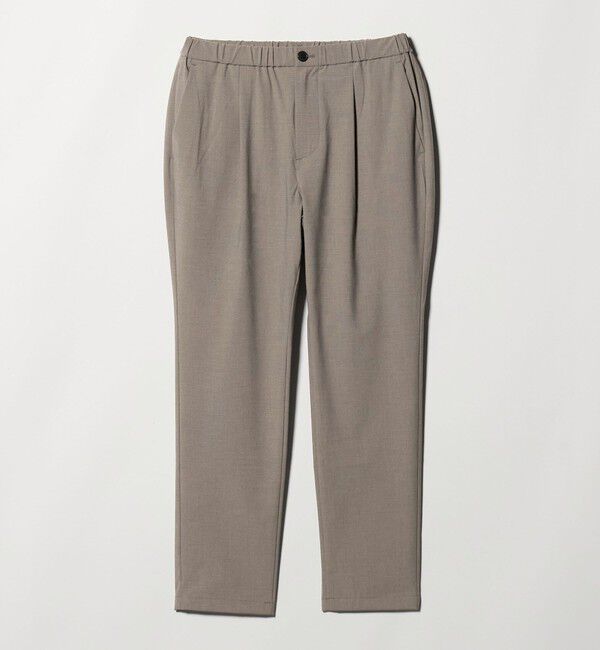 BEAUTY&YOUTH UNITED ARROWS「クールタッチ TR 1プリーツ イージーパンツ NO.5 ストレッチ 接触冷感」|チノ|