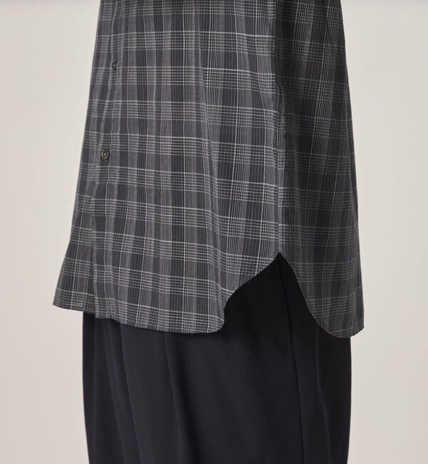 STEVEN ALAN「＜Steven Alan＞ スラブ チェック レギュラーカラー シャツ LOOSE」|シャツ・ブラウス|