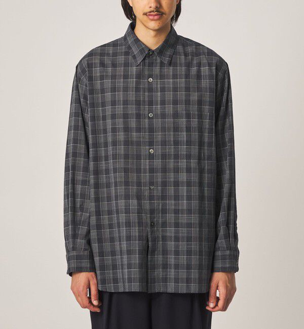STEVEN ALAN「＜Steven Alan＞ スラブ チェック レギュラーカラー シャツ LOOSE」|シャツ・ブラウス|