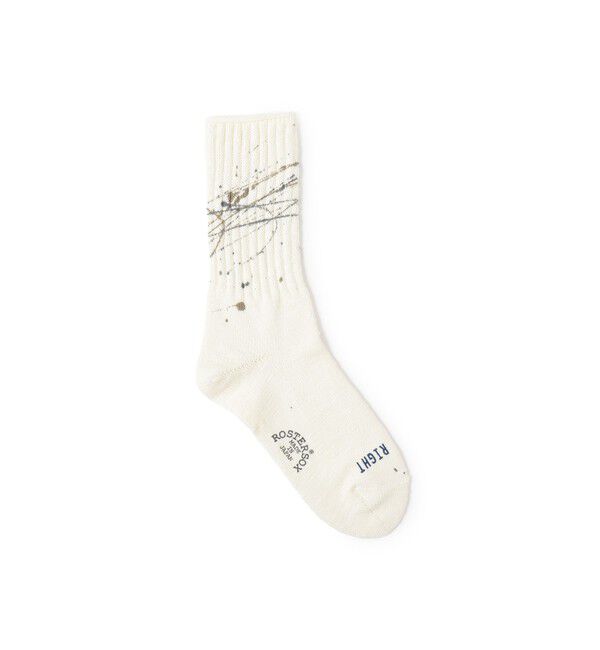 BEAMSBOY「【別注】ROSTER SOX / WORK ペイント ソックス」|ソックス|OFF_WHT