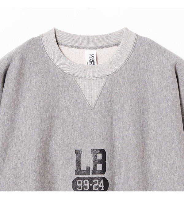 BEAMS PLUS「LOOPWHEELER / 100年起毛 Sweat Crew Neck Print」|スウェット・ジャージ|