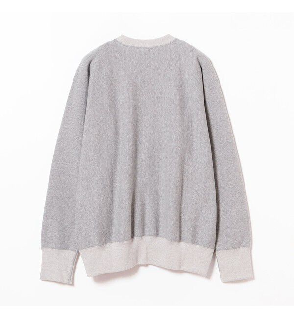 BEAMS PLUS「LOOPWHEELER / 100年起毛 Sweat Crew Neck Print」|スウェット・ジャージ|