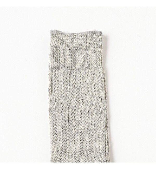 BEAMS PLUS「BEAMS PLUS｜New Linen Socks｜メンズ 靴下 ソックス｜リネン 混紡｜涼感 シャリ感｜リブ編み｜」|ソックス|