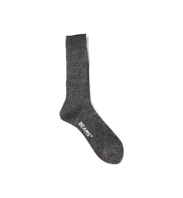 BEAMS PLUS「BEAMS PLUS｜New Linen Socks｜メンズ 靴下 ソックス｜リネン 混紡｜涼感 シャリ感｜リブ編み｜」|ソックス|CHARCOAL.G