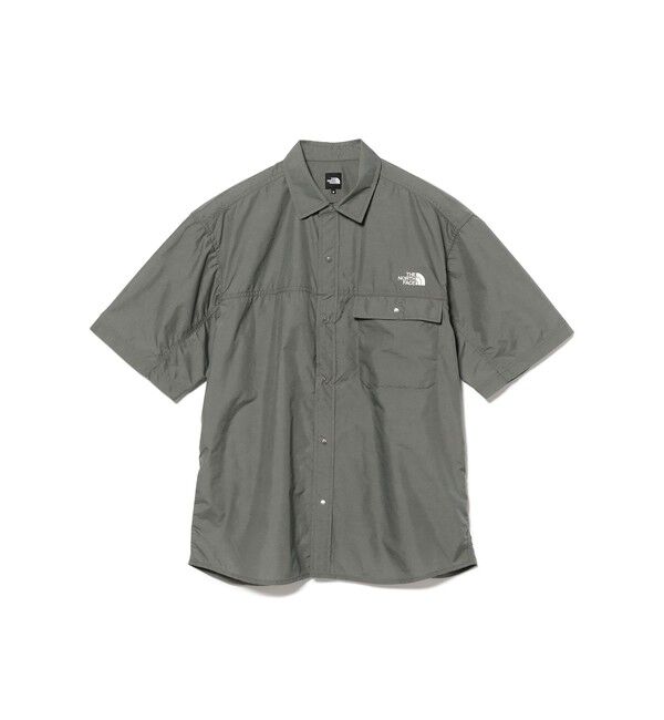 BEAMS「BEAMS｜THE NORTH FACE / S/S Nuptse Shirt｜ナイロン｜はっ水｜軽量｜アウトドア」|シャツ・ブラウス|