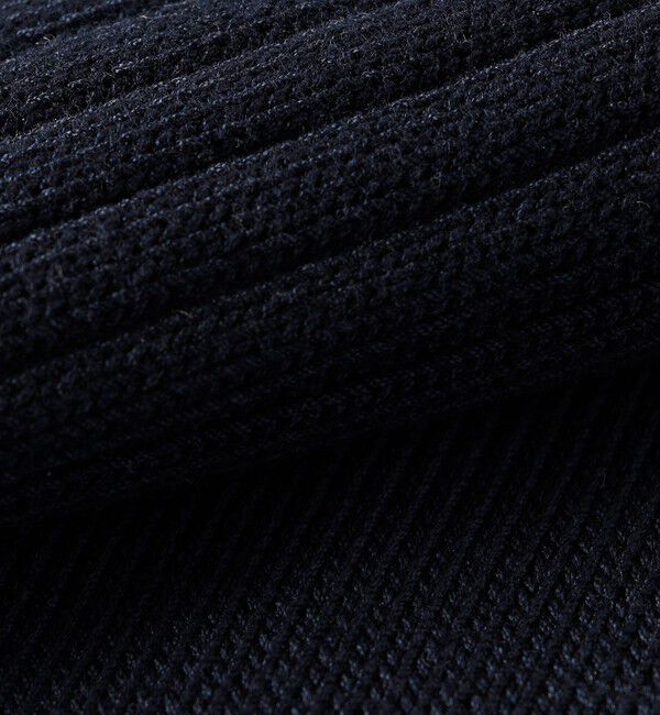 SHIPS for women「〈手洗い可能〉マーセライズ コットン 編地 切替 プルオーバー 24SS ◇」|ニット・セーター|