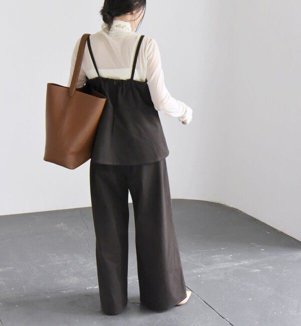 quaranciel「quaranciel:〈洗濯機可能〉ペプラム キャミソール & ワイドパンツ セットアップ」|その他|