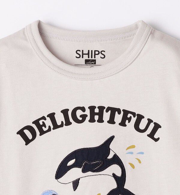 SHIPS Colors 「SHIPS Colors:80～130cm / パッチワーク プリント Tシャツ◇」|Tシャツ・カットソー|