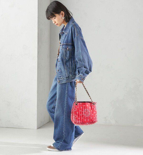 SHIPS for women「Levi&rsquo;s:RIBCAGE WIDE LEG」|デニム|