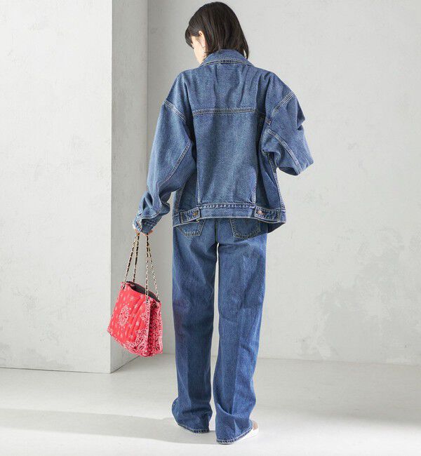 SHIPS for women「Levi&rsquo;s:RIBCAGE WIDE LEG」|デニム|