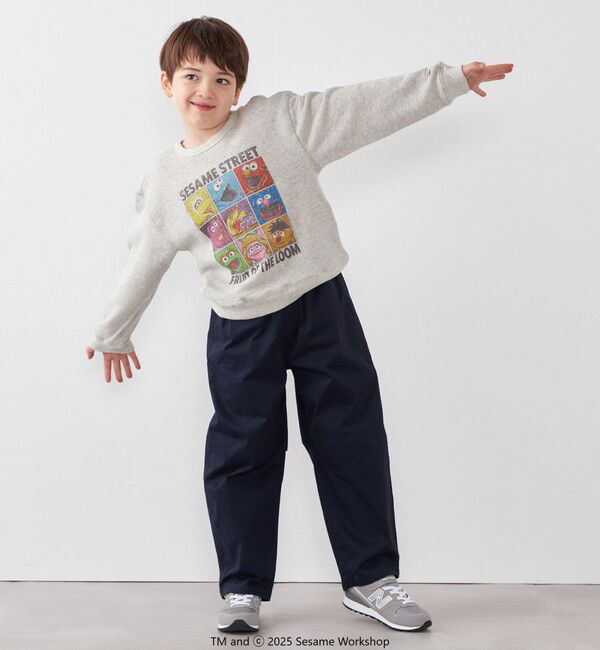 SHIPS any「SESAME STREET meets FRUIT OF THE LOOM: ブロック プリント スウェット<KIDS>」|スウェット・ジャージ|