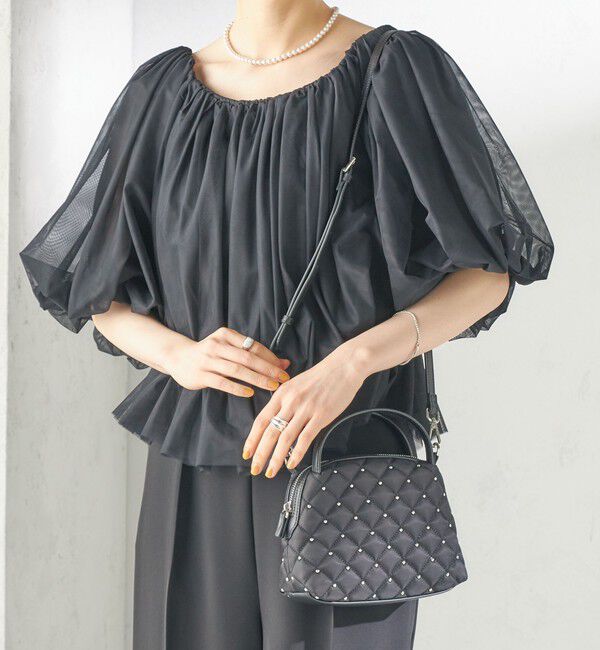 SHIPS for women「ナイロン キルティング ポシェット」|ハンドバッグ|
