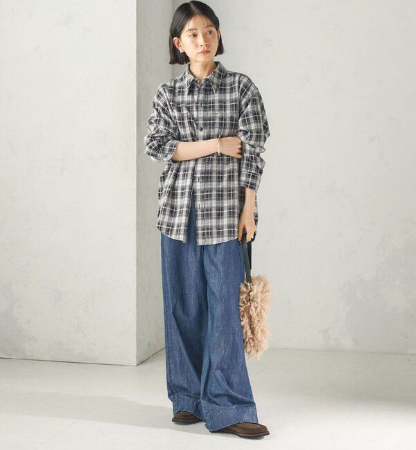 SHIPS for women「《予約》SHIPS NINE CASE:〈洗濯機可能〉チェック シャツ」|シャツ・ブラウス|