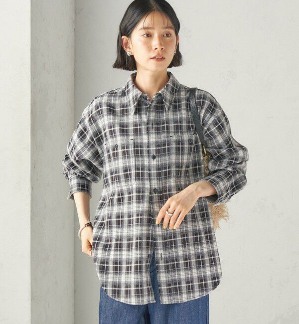 SHIPS for women「《予約》SHIPS NINE CASE:〈洗濯機可能〉チェック シャツ」|シャツ・ブラウス|