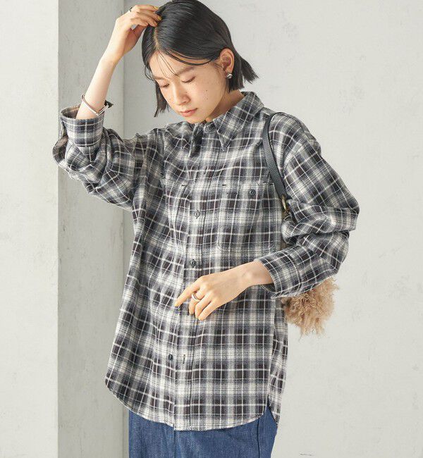 SHIPS for women「《予約》SHIPS NINE CASE:〈洗濯機可能〉チェック シャツ」|シャツ・ブラウス|