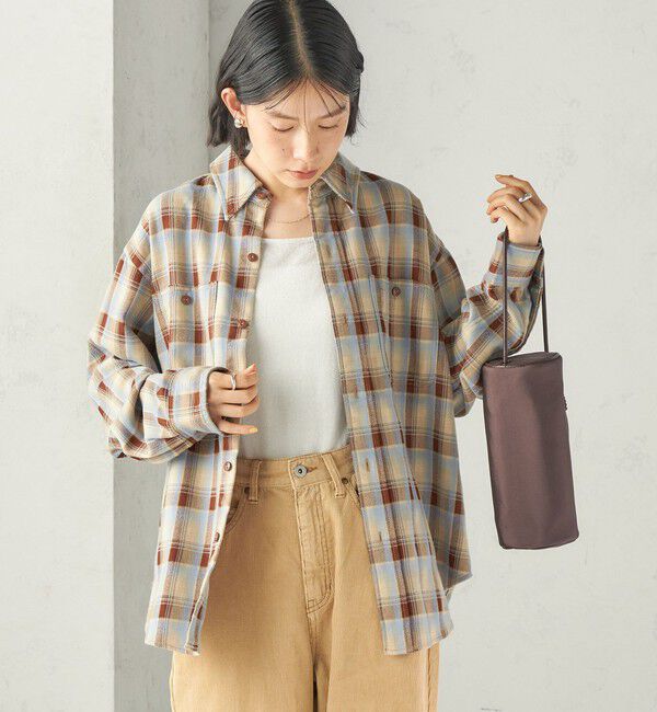 SHIPS for women「《予約》SHIPS NINE CASE:〈洗濯機可能〉チェック シャツ」|シャツ・ブラウス|