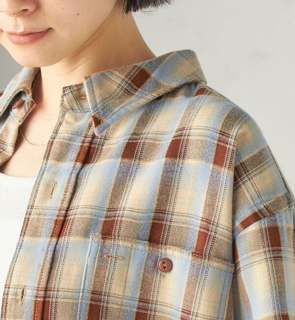 SHIPS for women「《予約》SHIPS NINE CASE:〈洗濯機可能〉チェック シャツ」|シャツ・ブラウス|