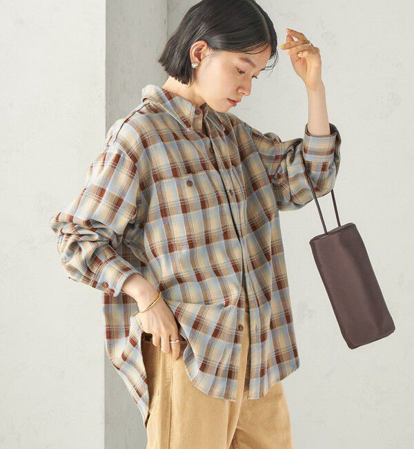 SHIPS for women「《予約》SHIPS NINE CASE:〈洗濯機可能〉チェック シャツ」|シャツ・ブラウス|