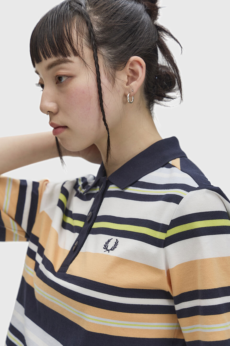 FRED PERRY 「Striped Polo Shirt／ストライプポロシャツ」|ポロシャツ|