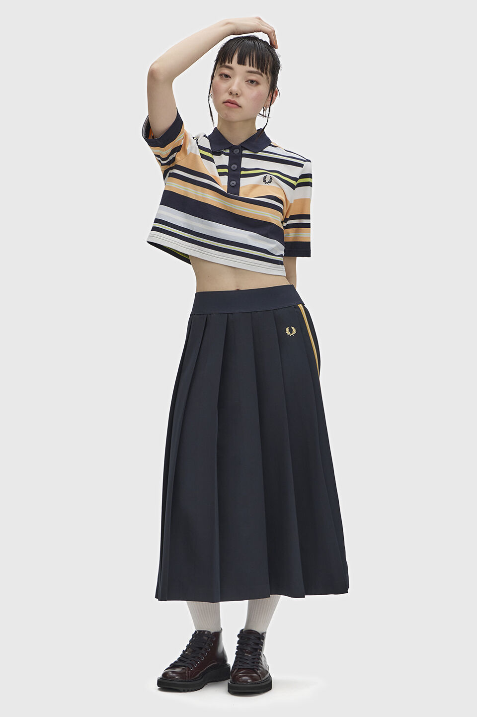 FRED PERRY 「Striped Polo Shirt／ストライプポロシャツ」|ポロシャツ|